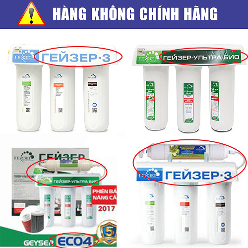 Những lưu ý để tránh mua máy lọc nước Geyser không chính hãng