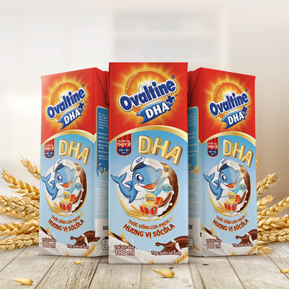 Ovaltine ra mắt thức uống ca cao lúa mạch bổ sung DHA mới