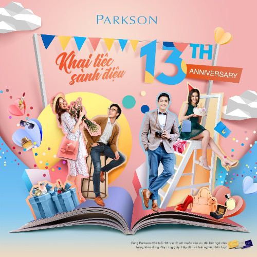 Parkson giảm giá 50% trong tuần lễ sinh nhật