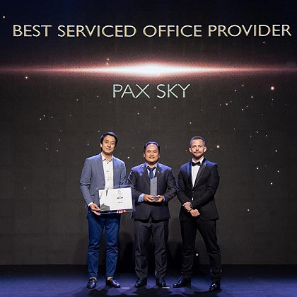 Pax Sky nhận giải Nhà cung cấp dịch vụ văn phòng tốt nhất Đông Nam Á