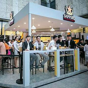 Sapporo mở không gian trải nghiệm bia cao cấp