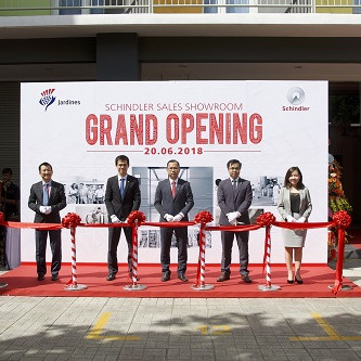 Schindler Việt Nam khai trương phòng trưng bày đầu tiên