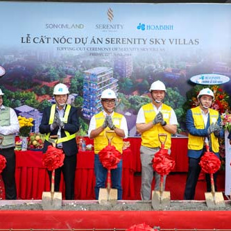 SonKim Land cất nóc dự án biệt thự trên không Serenity Sky Villas