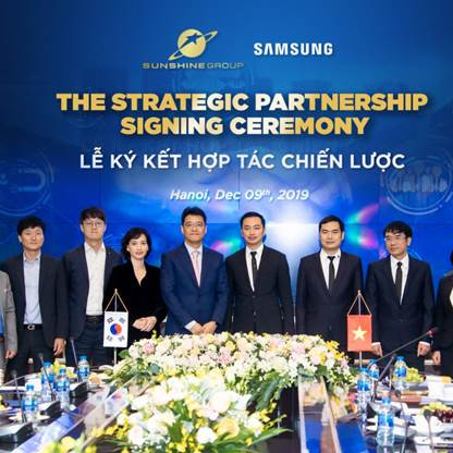 Sunshine Group hợp tác với Samsung