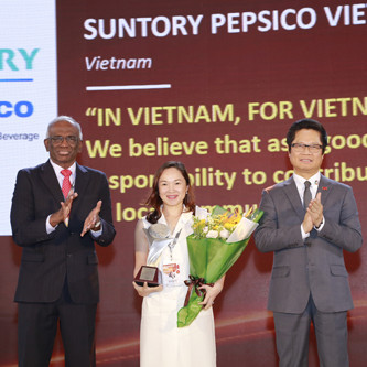 Suntory PepsiCo nhận giải thưởng châu Á về đóng góp cho xã hội