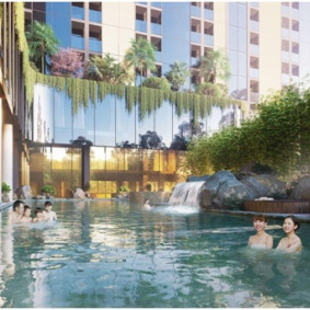 Tắm khoáng nóng Onsen chuẩn Nhật ở Wyndham Lynn Times Thanh Thủy