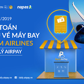 Thanh toán trả sau vé máy bay Vietnam Airlines qua AirPay