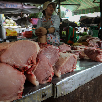 Thịt lợn tăng giá trở lại