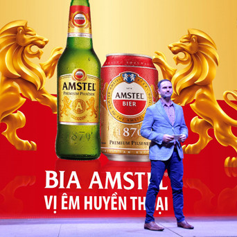 Thương hiệu bia Amstel ra mắt tại thị trường Việt Nam