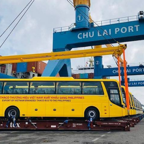 Trường Hải xuất khẩu xe bus sang Philippines