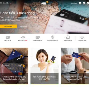 VIB ra mắt website ngân hàng số mới