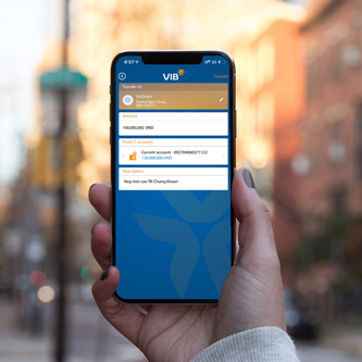 VIB triển khai tính năng chuyển tiền chứng khoán VnDirect