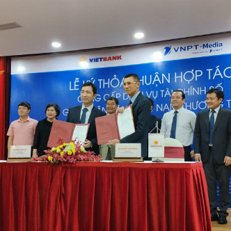 Vietbank hợp tác VNPT-Media cung cấp dịch vụ tài chính số