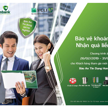 Vietcombank ưu đãi cho khách hàng mua bảo hiểm Vietcombank - Cardif