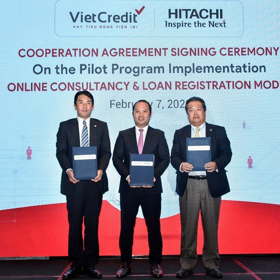 VietCredit và Hitachi ứng dụng công nghệ vào vay tiêu dùng