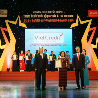 VietCredit vào top 10 thương hiệu tiêu biểu châu Á - Thái Bình Dương 2019