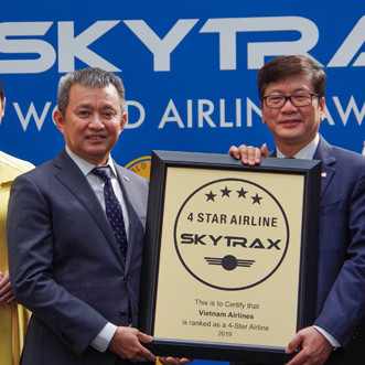 Vietnam Airlines nhận chứng chỉ 4 sao năm thứ tư liên tiếp