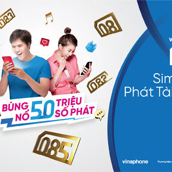 VinaPhone tung dải sim đầu số phát tài lộc