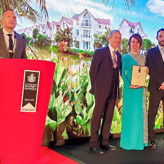 Vinhomes Riverside nhận giải thưởng 'Bất động sản tốt nhất thế giới'
