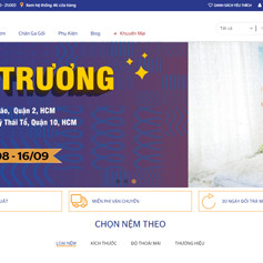 Vua Nệm ra mắt website thương mại điện tử mới