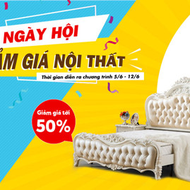 Vương quốc nội thất giảm 50%, tặng quà đến 20 triệu đồng