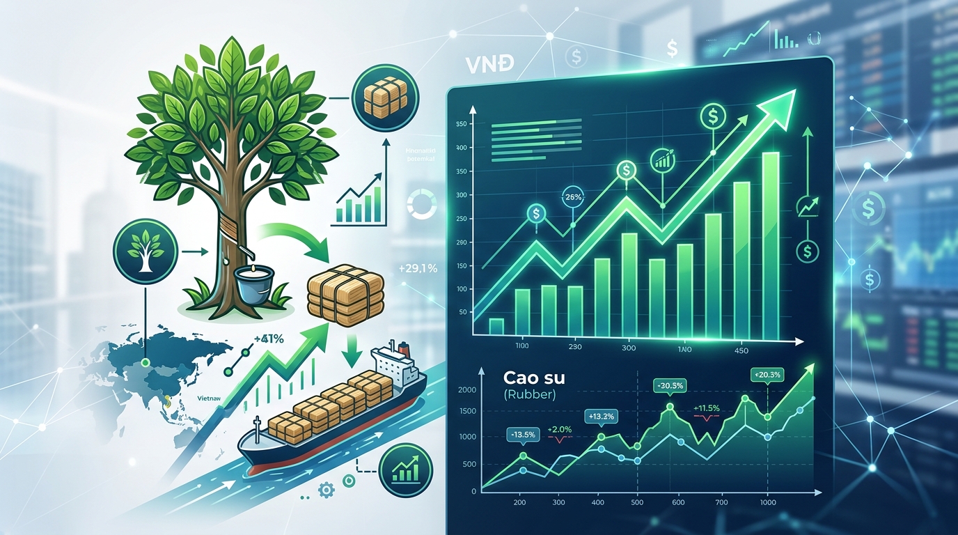 Thị trường Cao su tháng 05/2026: Đà tăng trưởng mạnh mẽ và những biến động vĩ mô đáng chú ý