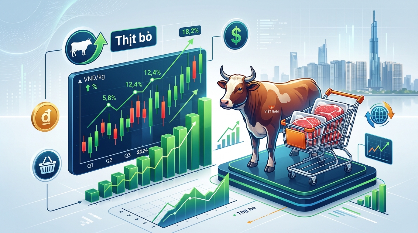 Thị Trường Thịt Bò Tháng 6/2026: Phân Tích Xu Hướng Ổn Định Và Những Tác Động Vĩ Mô Toàn Cầu