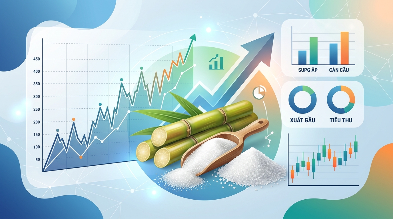 Thị Trường Đường Tháng 05/2026: Sức Ép Từ Nguồn Cung Và Những Nhịp Điều Chỉnh Quan Trọng