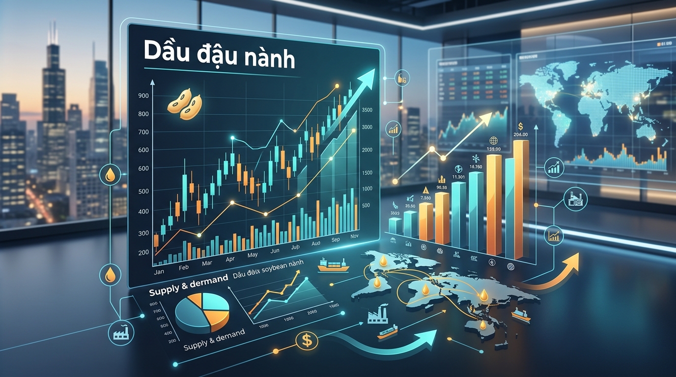 Thị trường Dầu đậu nành tháng 05/2026: Sức nóng từ nhu cầu năng lượng xanh và áp lực nguồn cung toàn cầu