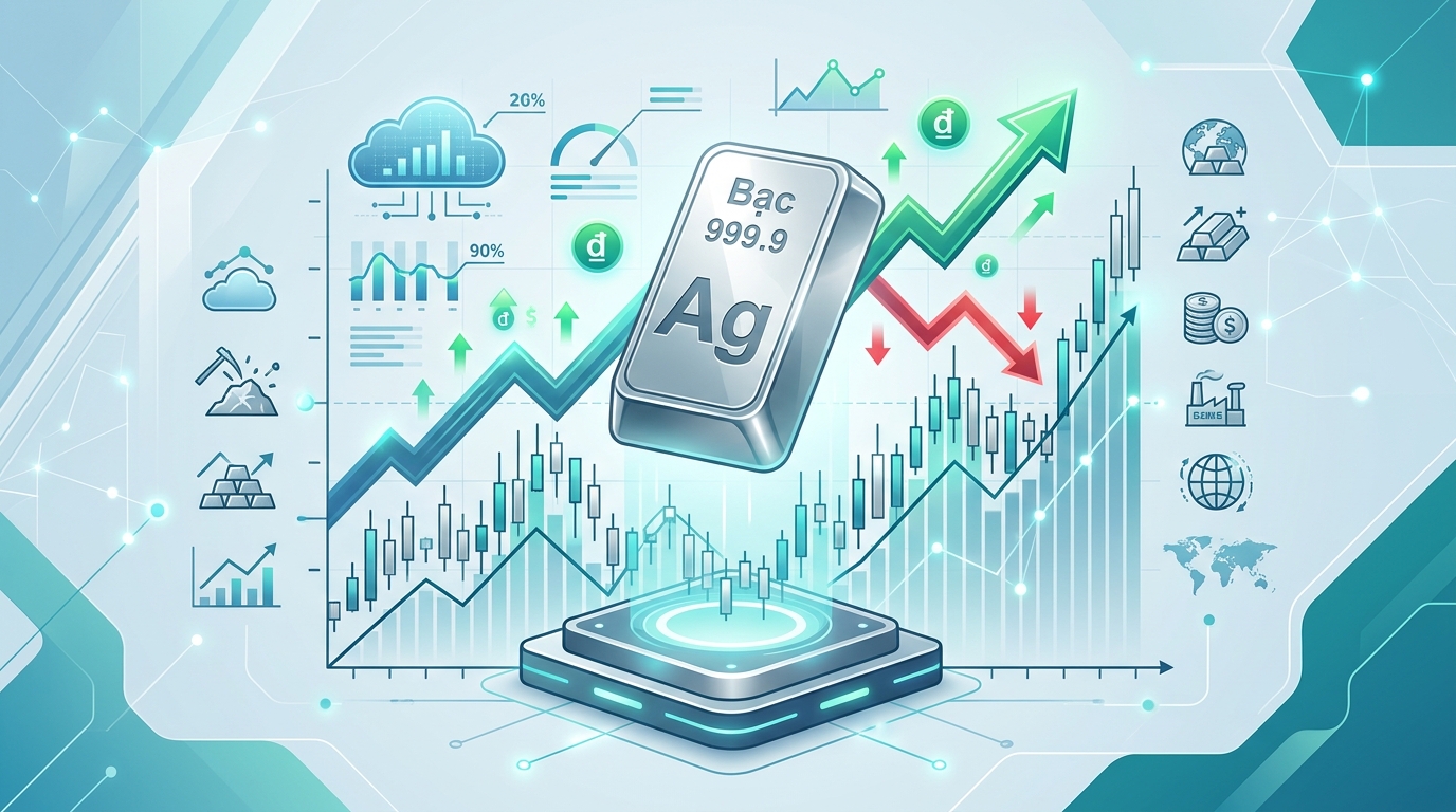 Thị trường Bạc tháng 05/2026: Cú hích lịch sử đưa giá Bạc vượt ngưỡng 80 USD/toz và những biến động vĩ mô khó lường
