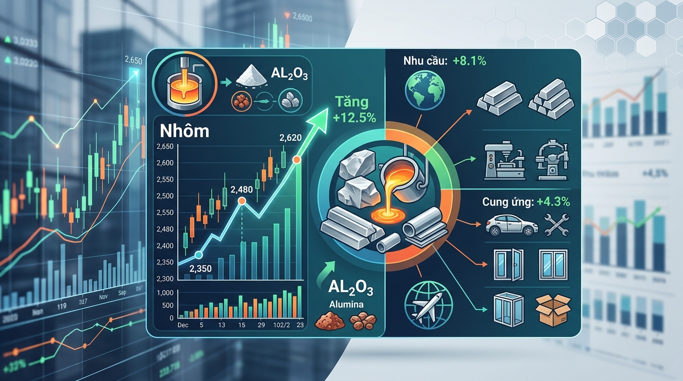 Thị Trường Nhôm Tháng 6/2026: Sức Ép Giảm Giá Và Những Biến Động Vĩ Mô Đáng Chú Ý